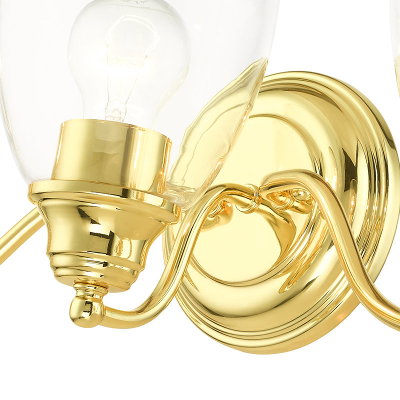 Bargas 3 - Light Dimmable Vanity Light, Polished Brass