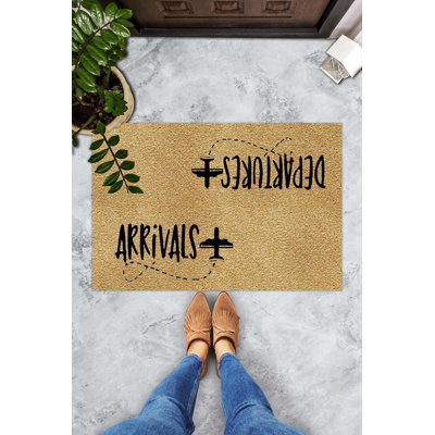 Durable PVC Doormat, Non-Slip Underside, 15.7 x 23.6 inches | 100% PVC Material, Machine Washable at 86°F | Perfect for Indoor & Outdoor Use, Easy to Clean, Stylish & Functional Welcome Mat