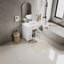Meuble-lavabo simple 24 po avec lavabo en céramique, 4 tiroirs et armoire avec tablettes réglables, style moderne-892008709-892008711