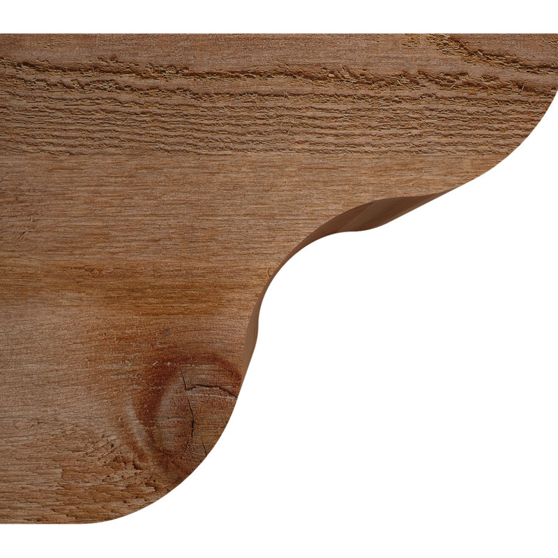 Queue de chevron Carmel, Cèdre rouge de l'Ouest, 10"H x 6"W x 12"L