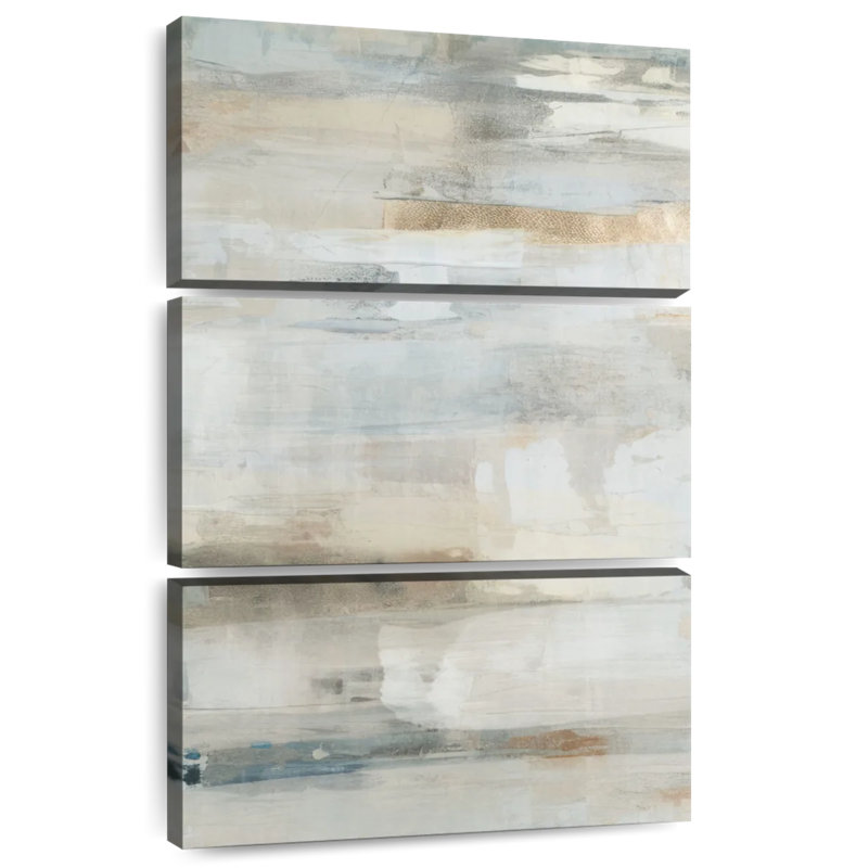 Avery Neutral Horizontal Abstract I, 45" H x 28" W