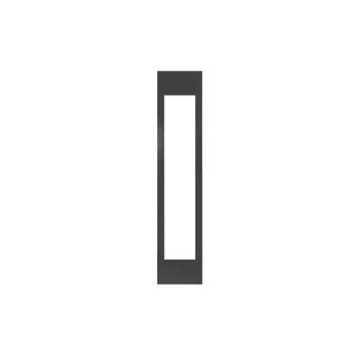 Carbonio Front Panel For Built-in Wine Columns