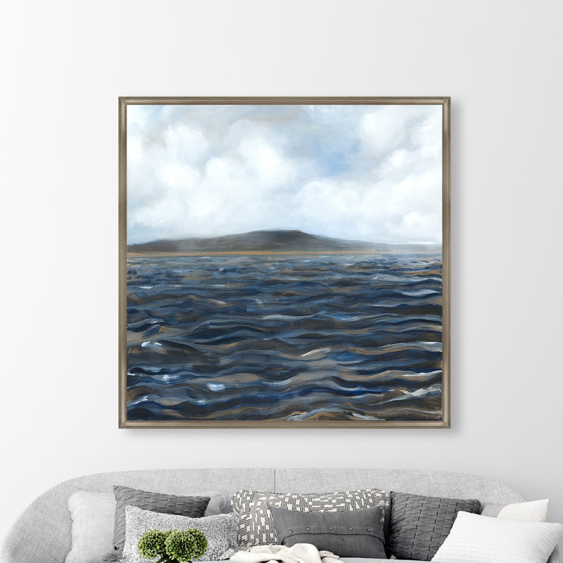 Imminent territoire par David Erickson - peinture sur toile à cadre flottant