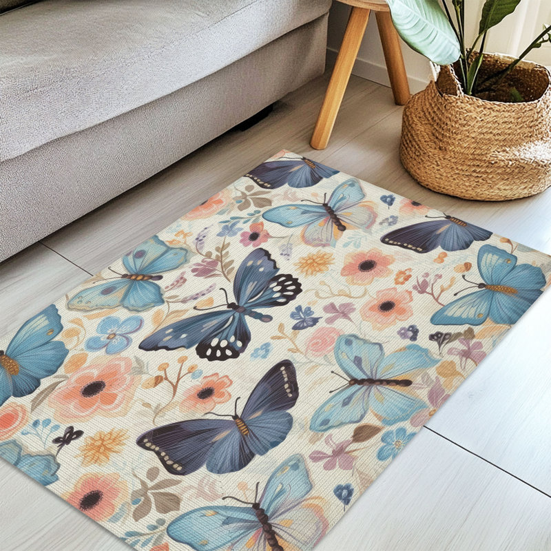 Tapis tressé Wings & Petals, Rectangulaire 3 pi x 5 pi