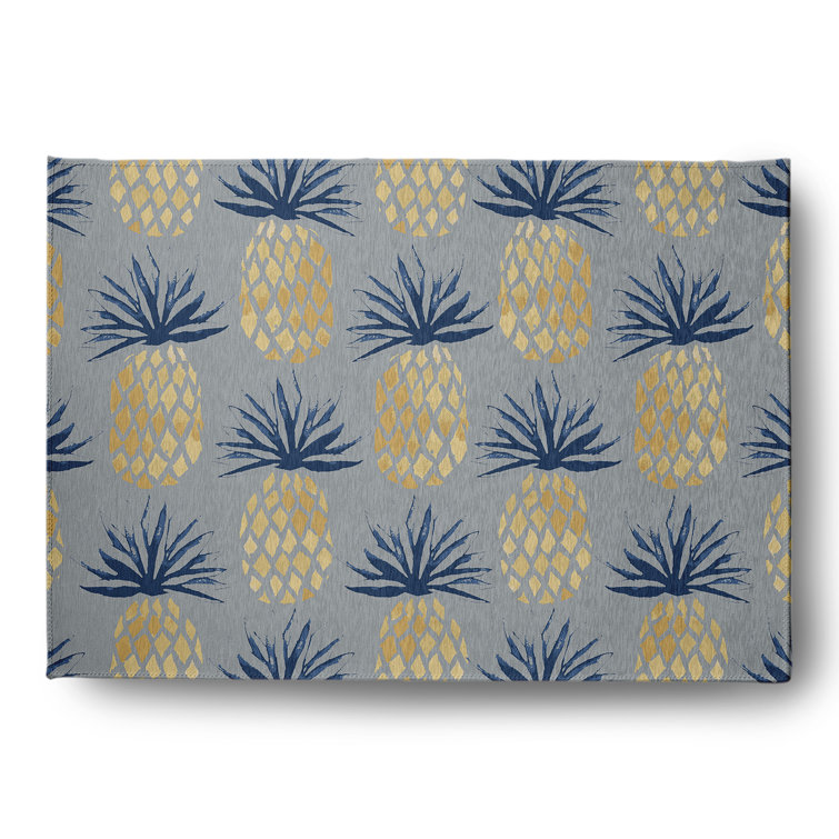 Chenille Floral Indoor Rug