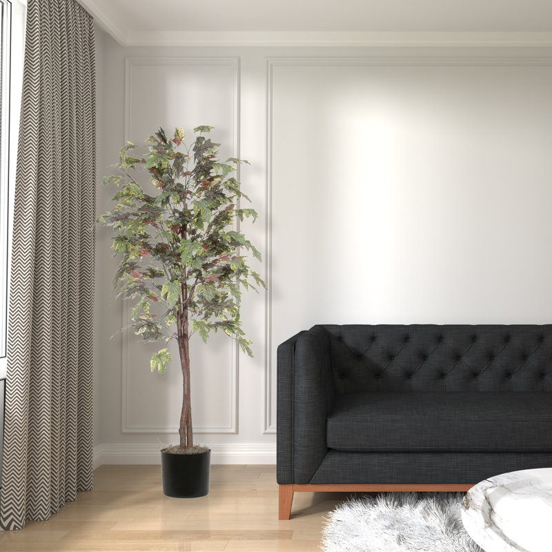 72'' Faux Maple Plant in Pot
