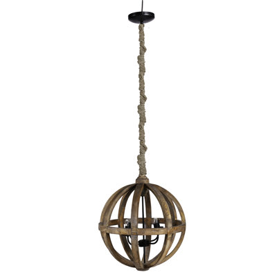 Lustre sphérique unique à 4 lumières Sheilds