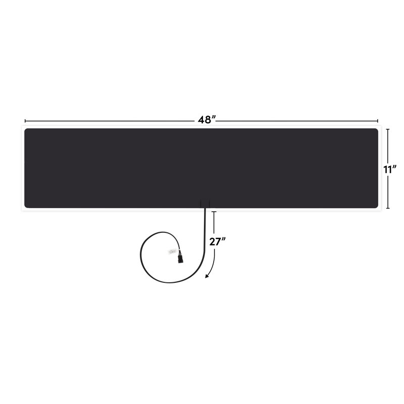 FeelsWarm Countertop Heater Kit, 0.03" H x 48" W x 11" D