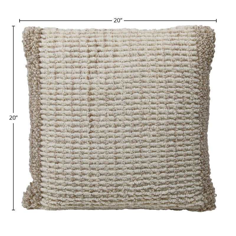 Coussin en laine Aadan