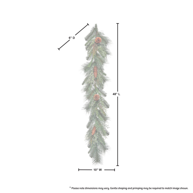 48'' in. Faux Pinecone Garland