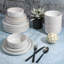Service de table 18 pièces Gibson Soho Lounge Matte, service pour 6-573355028