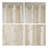 Palm Leaf Burnout Window Sheer 50x95"
