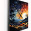 Horloge murale moderne Desert Sands Symphony II - Paysage et nature-99632142