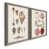 Toile avec cadre gris