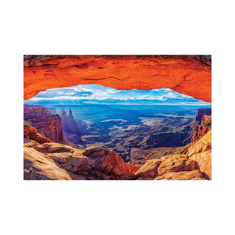 Mesa Arch Sunrise par Susanne Kremer - Photographie sur toile tendue, H 12 po x l 18 po x 1,5 po