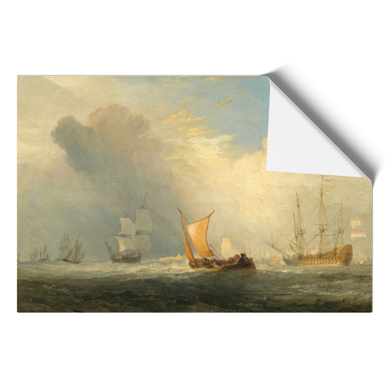 Rotterdam Ferry Boat by Joseph Mallord William Turner - Frameless Print, 42cm H x 59cm W x 0.1cm D