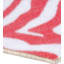 Tapis rose / blanc en nylon touffeté à la machine Bacquet-2142311078