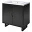 Ensemble de meuble-lavabo avec lavabo, armoire combinée et armoire de rangement pour salle de bain-899077896