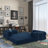 Jairden Corduroy Sofa Bed In A Box, Convertible Modern Foldable Sofa (with 2 Throw Pillows)-1637619422-1637008873