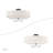 Flaire Linen Blend Semi Flush Mount-144613853-144613850