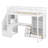 Philippa Kids Twin Loft Bed with Drawers-1188422546