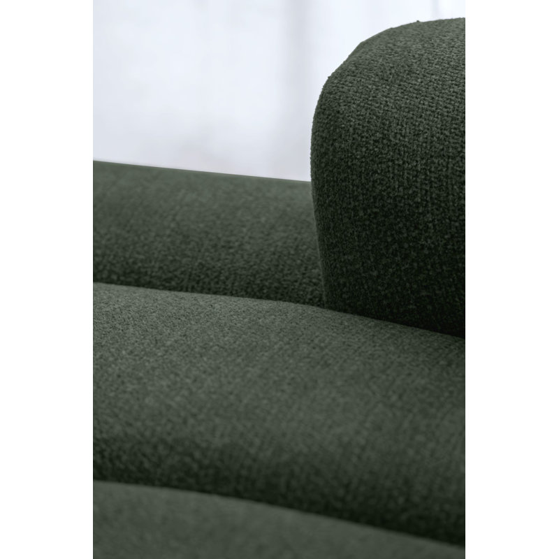 Shell Corner Sofa , 6, Left Hand Facing, Green