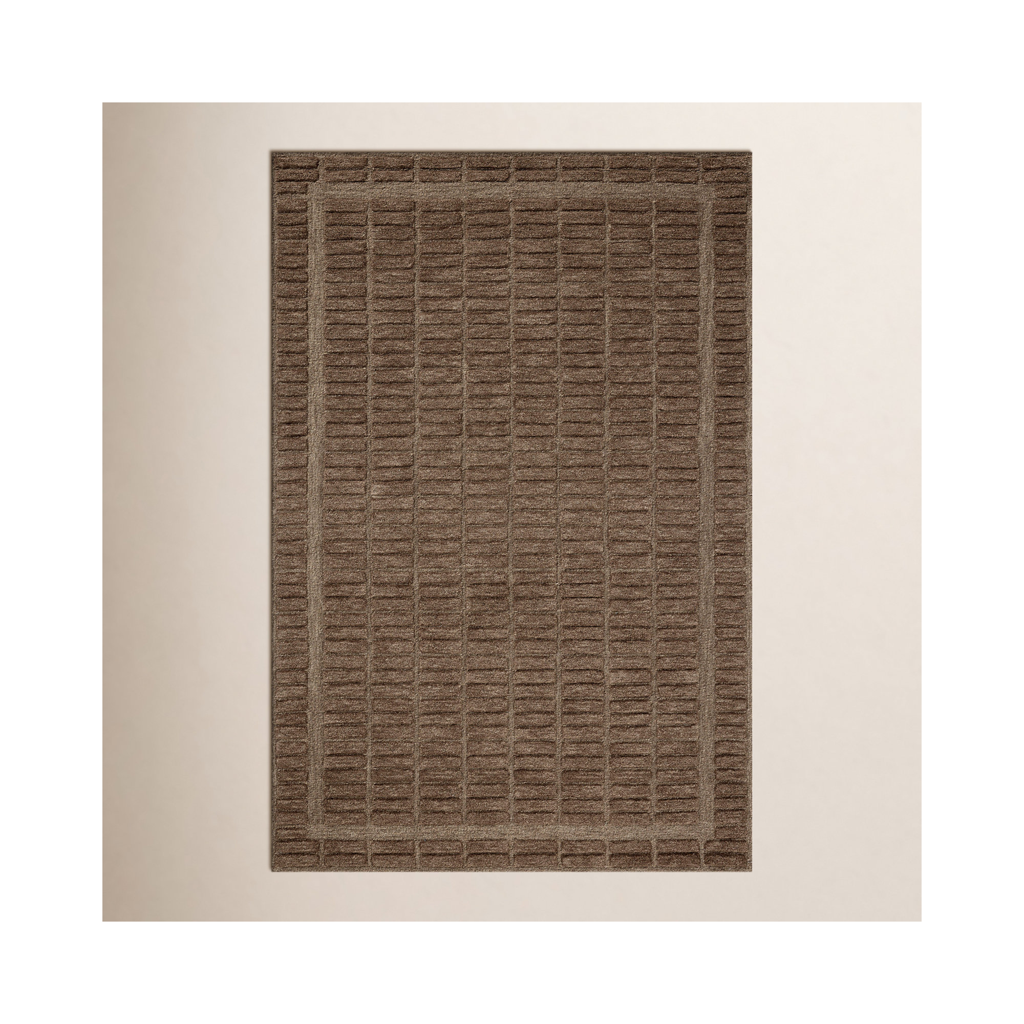 Chris Loves Julia x Loloi Bradley Cocoa / Cocoa Area Rug, Rectangle 11'6" x 15'