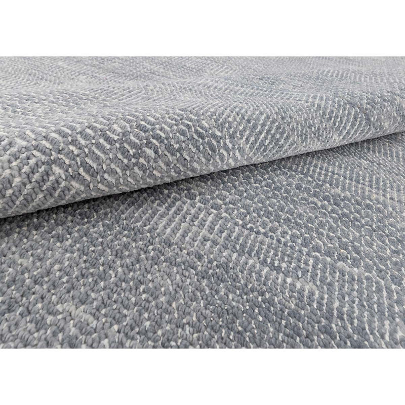 Tapis gris et argent noué à la main de haute qualité, Rectangle 12 pi x 15 pi