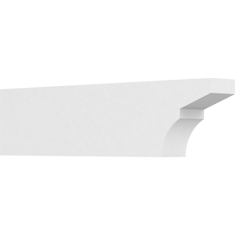 Queue de chevron standard en PVC de qualité architecturale Monterey, H 6 po x L 3 po x P 24 po