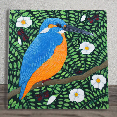 AILSA BLACK Traditional Wall Decor on Ceramic