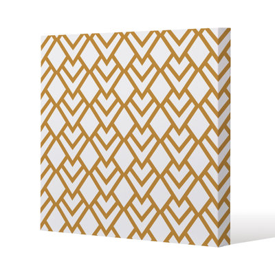 Geometric Scales Slim Style Canvas Print