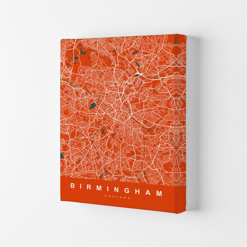 Birmingham I - Print, 42cm H x 29.7cm W x 4cm D, Wrapped Canvas