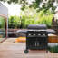 Clementine Belfry Kitchen 4 - Burner Countertop Liquid Propane 30000 BTU BTU Gas Grill with Cabinet