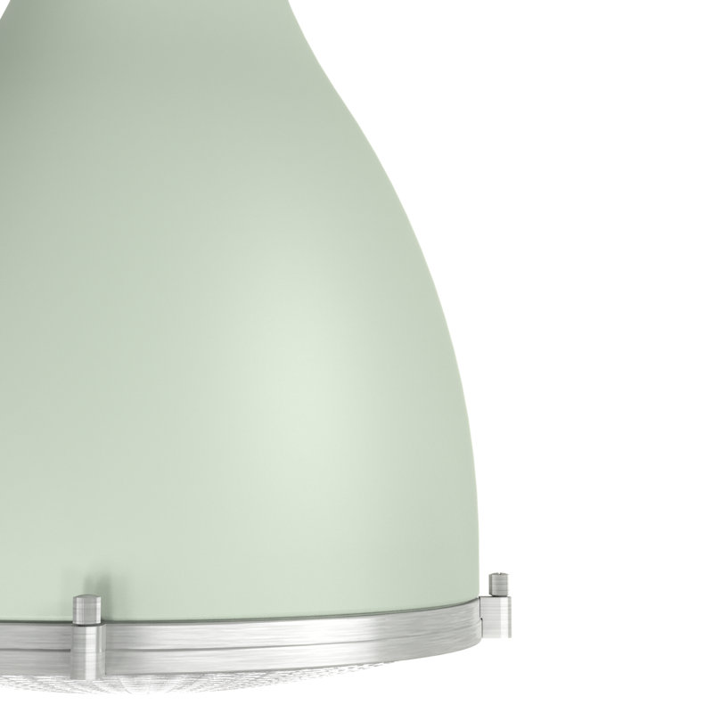 Bluff View 3 - Light Dome Pendant, Medium, Soft Sage, 3 Lights