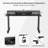 Hozaifa Adjustable Metal Base Standing Desk-1290247237