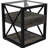 Industrial Style Nightstand With Drawer - Tempered Glass Top End Table For Bedroom & Living, Rustic Wood Grain , 3 Tier Storage, Stable Structure, Space Saving-924908027