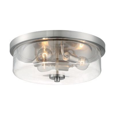 Plafonnier encastré 3 lumières 15 po Barines