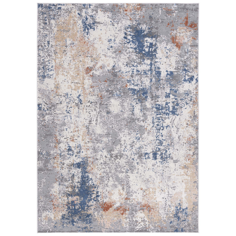 Chandlor Eternal Performance Abstract Rug, Rectangle 4' x 6'