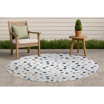 Tapis d'extérieur antidérapant Always Polka