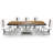 Signature with Stainless Steel Base Dining Table-87038666