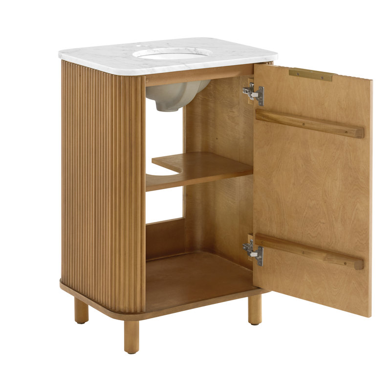 Kensington 24" Single Bathroom Vanity, Reeded Birch