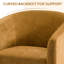 Fauteuil d'appoint pivotant en chenille-516561334