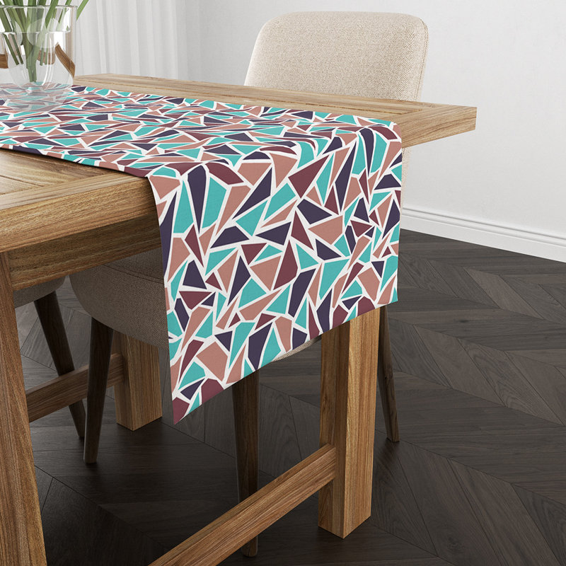 Valier Geometric Table Runner