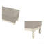 Banc de rangement capitonné