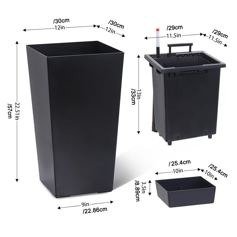 Pot Planter, Black