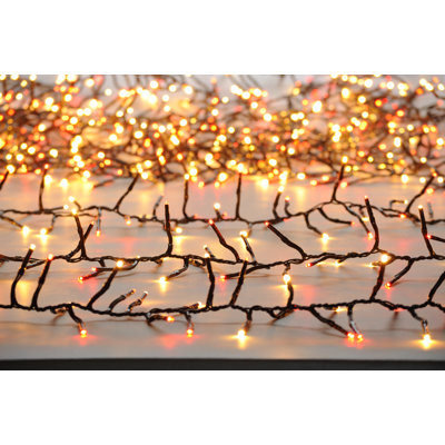 2898 cm Solar Twinkle Globe Icicle Lights Lamp Lighted Christmas Tree