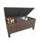 Kisner 40'' W Outdoor Wicker Storage Table