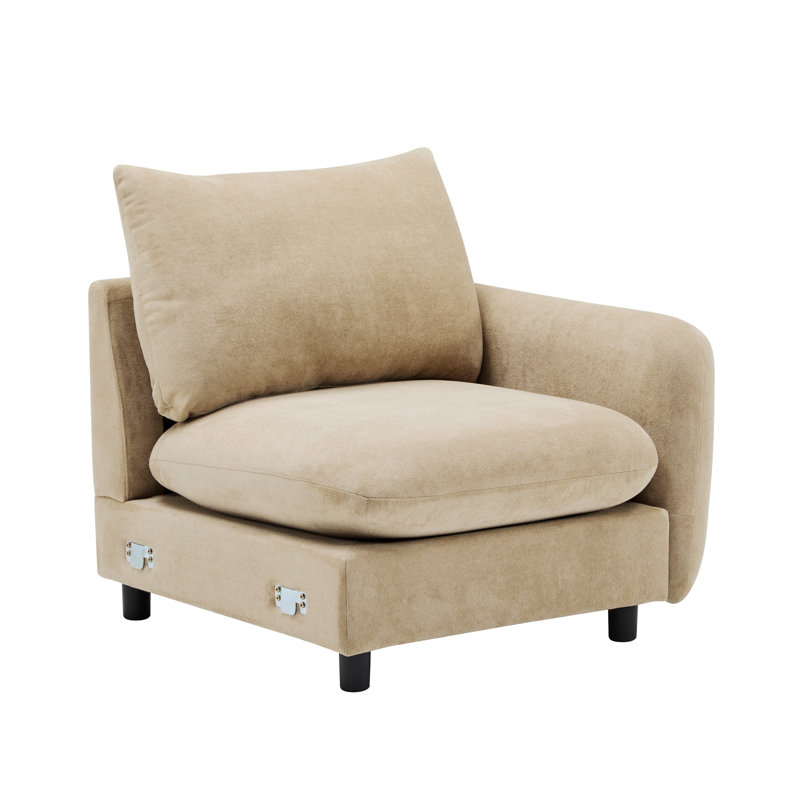 3-Piece Modular Sectional Sofa Couch