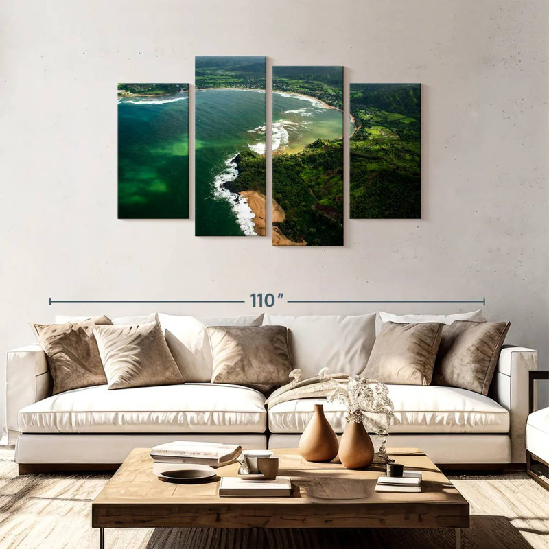 Gillard Hanalei Bay Kauai, 48" H x 75" W