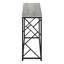 Table d'appoint, console, vestibule, étroit, canapé, salon, chambre à coucher, stratifié, métal noir, contemporain, moderne-1350877979